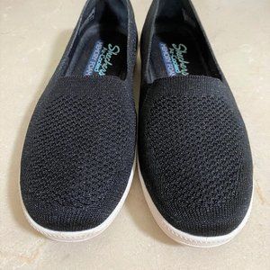 Skechers Black Sparkle Air Cooled Memory Foam Slip-Ons 6